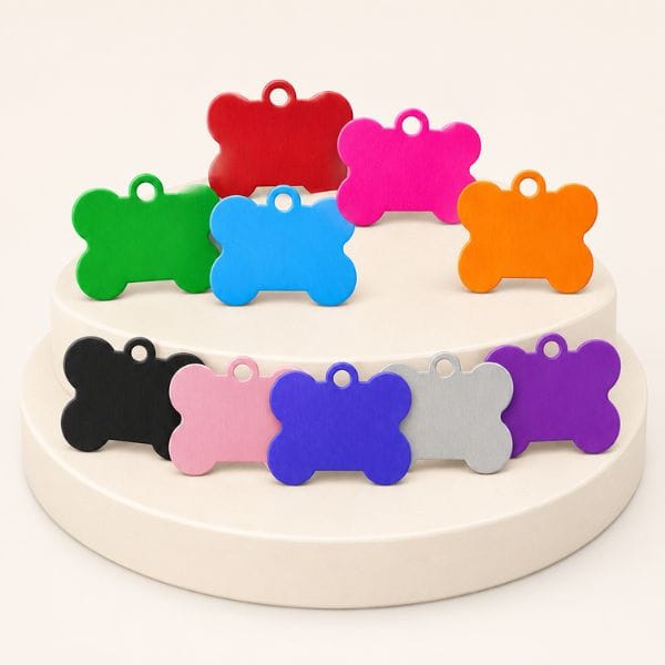 Bone Shapped Dog Tags Hero Image