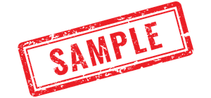Sample Stamp Fin